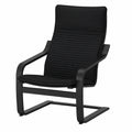Sessel – 68 × 83 × 100 cm, Braun und Schwarz