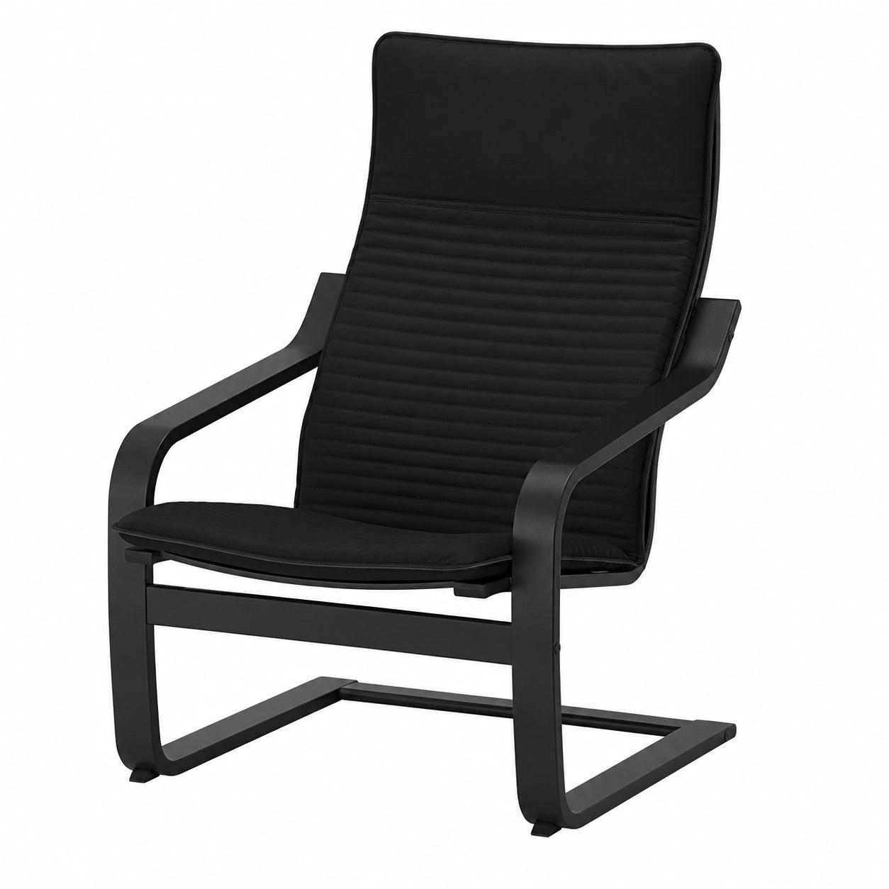 Sessel – 68 × 83 × 100 cm, Braun und Schwarz
