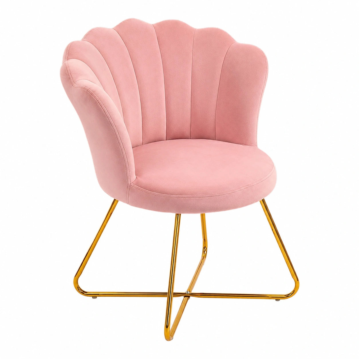 Sessel – gepolstert, mit Armlehnen, mit Rückenlehne, Rosa, für Wohnzimmer und Schlafzimmer