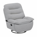 Relaxsessel – 95 cm, klappbar, drehbar, Dunkelgrau, für Wohnzimmer, Schlafzimmer und Büro