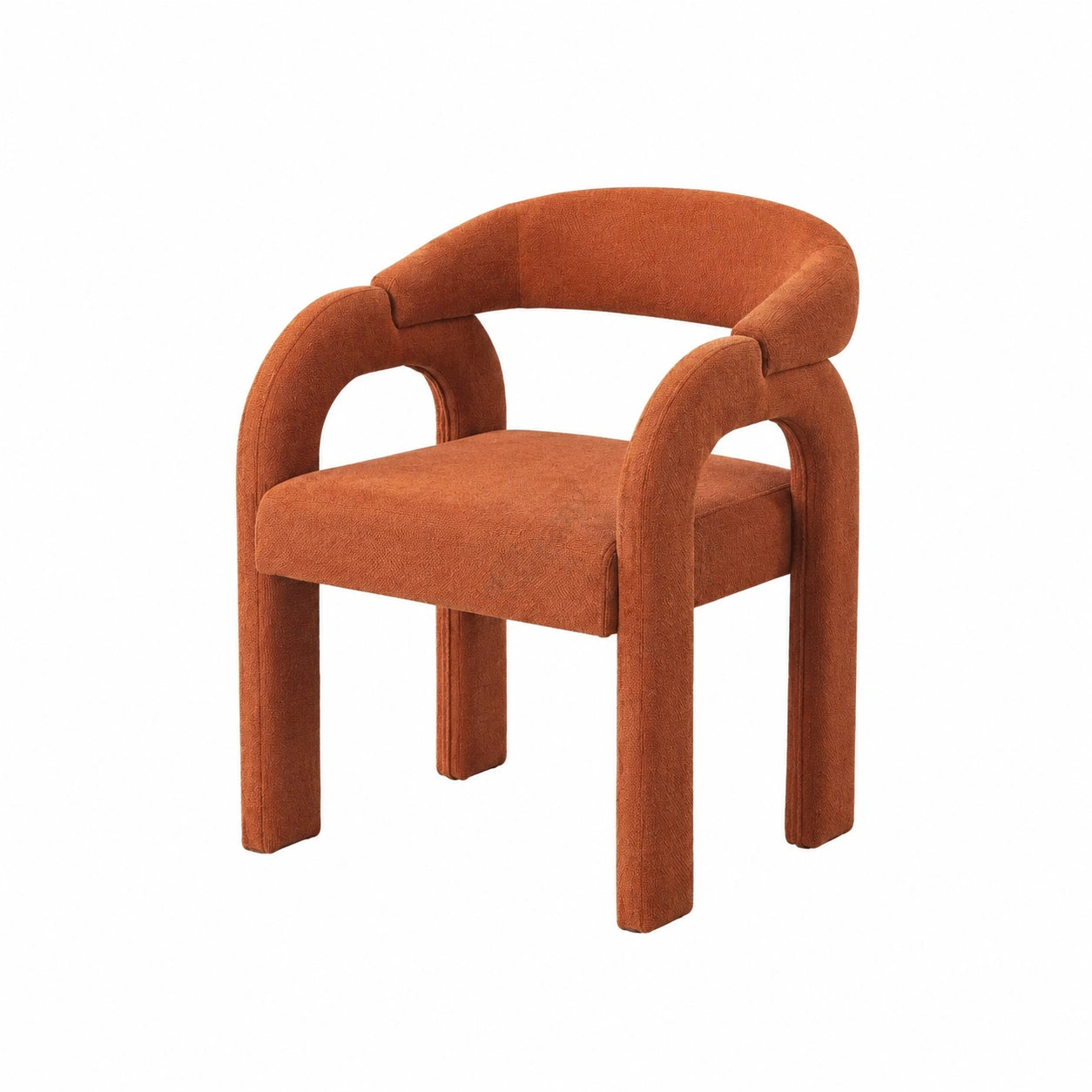 Esszimmerstühle – 2er-Set, gepolstert, Orange, für Esszimmer, Küche und Wohnzimmer
